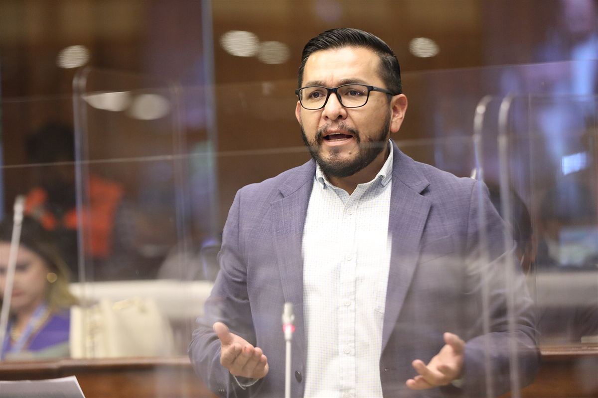 Pleno real de la Asamblea Nacional del Ecuador